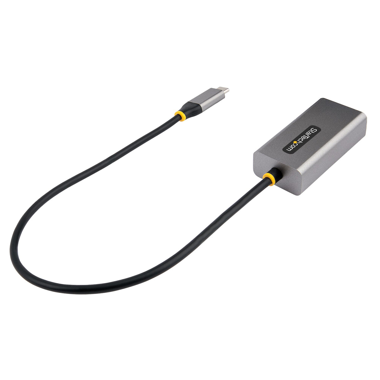StarTech.com Adaptador USB-C a Ethernet - Adaptador USB 3.0 de Red Ethernet Gigabit 10/100/1000 Mbps - Adaptador USB Tipo C a RJ45 Ethernet - Cable de 30cm Incorporado - sin Controladores tarjetas de red Alámbrico USB Tipo C Ethernet 1