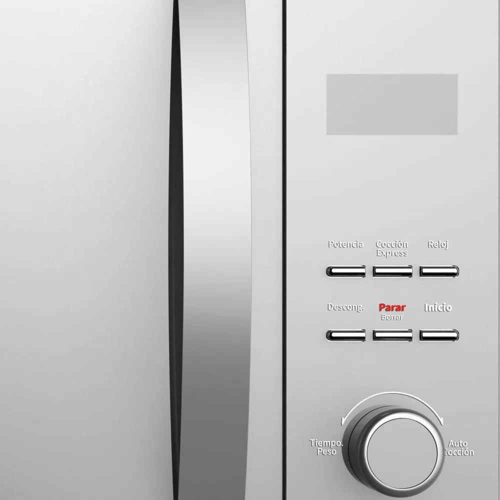 WINIA KOS-81HS microondas Plata Solo microondas Mostrador 22.65 L 800 W, Pantalla incorporada, Botones, Giratorio
