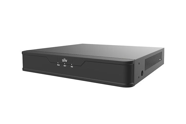 Uniview NVR301-08S3-P8 grabadora de vídeo en red (NVR) Negro, 8 canales, 3840 x 2160 Pixeles, 8 canales