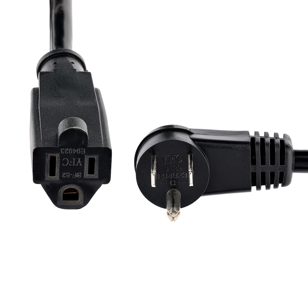 StarTech.com RFX-6F-POWER-CORD Cable Negro Macho Hembra 1,8 m