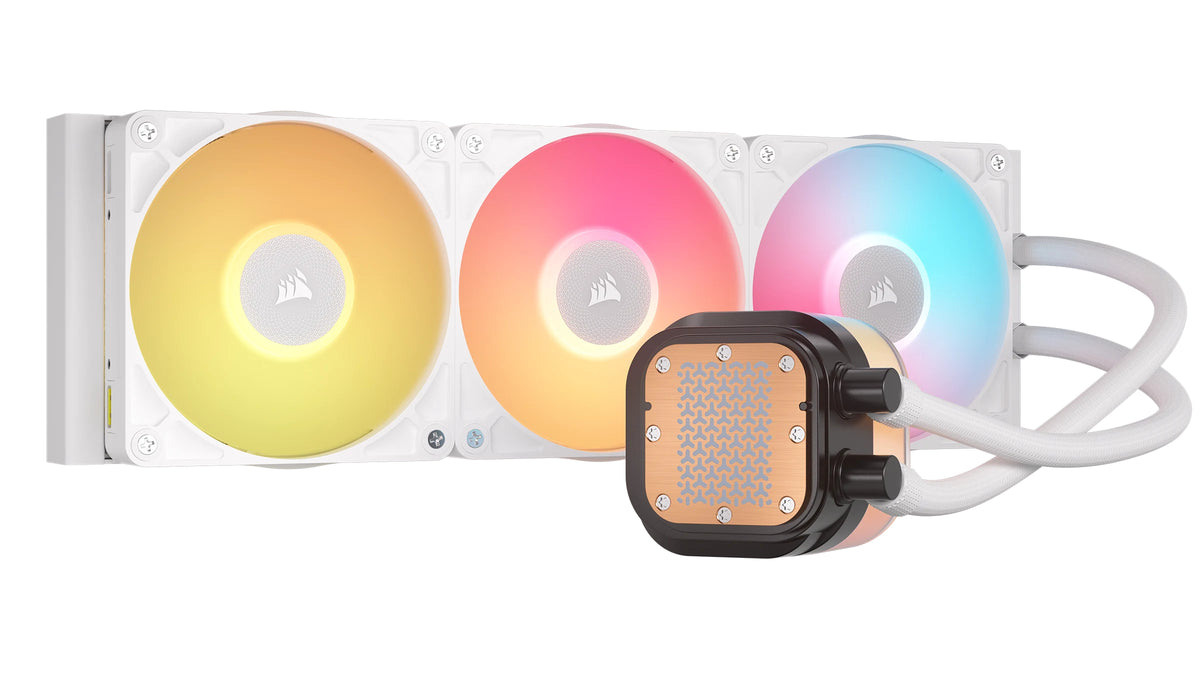Corsair iCUE LINK TITAN 360 RX LCD Procesador Sistema de refrigeración líquida todo en uno 12 cm Bla