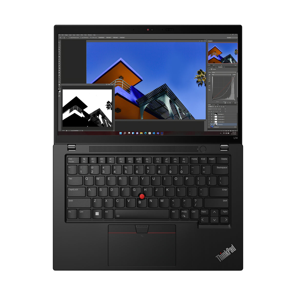 Lenovo ThinkPad L14 Gen 4 (Intel) Laptop Thunder black Portátil Negro Concha