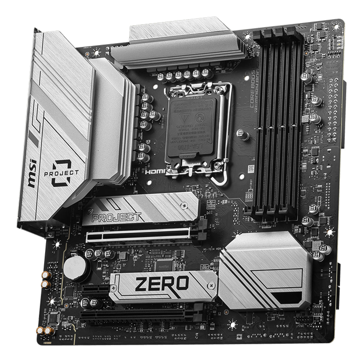 MSI B760M PROJECT ZERO placas base Intel LGA 1700 1 LGA 1700
