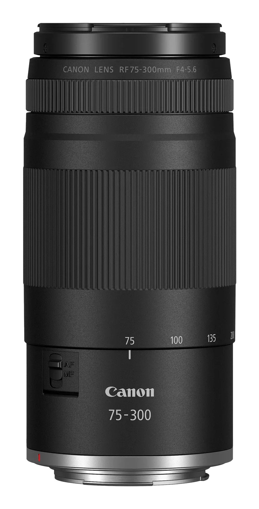 Canon RF 75-300 mm F4-5.6 Cropped frame(APS-C) camera Lente zoom Negro, Autoenfoque