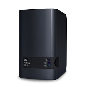 Western Digital My Cloud EX2 Ultra NAS Marvell Armada 385 1 GB DDR3 12 TB Unidad de disco duro Negro