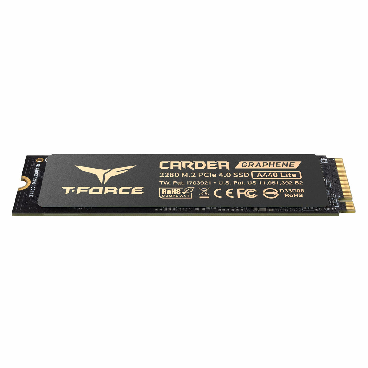 Team Group A440 Lite M.2 PCIe SSD 512 GB PCI Express 4.0 NVMe 3D TLC NAND, 7000 MB/s