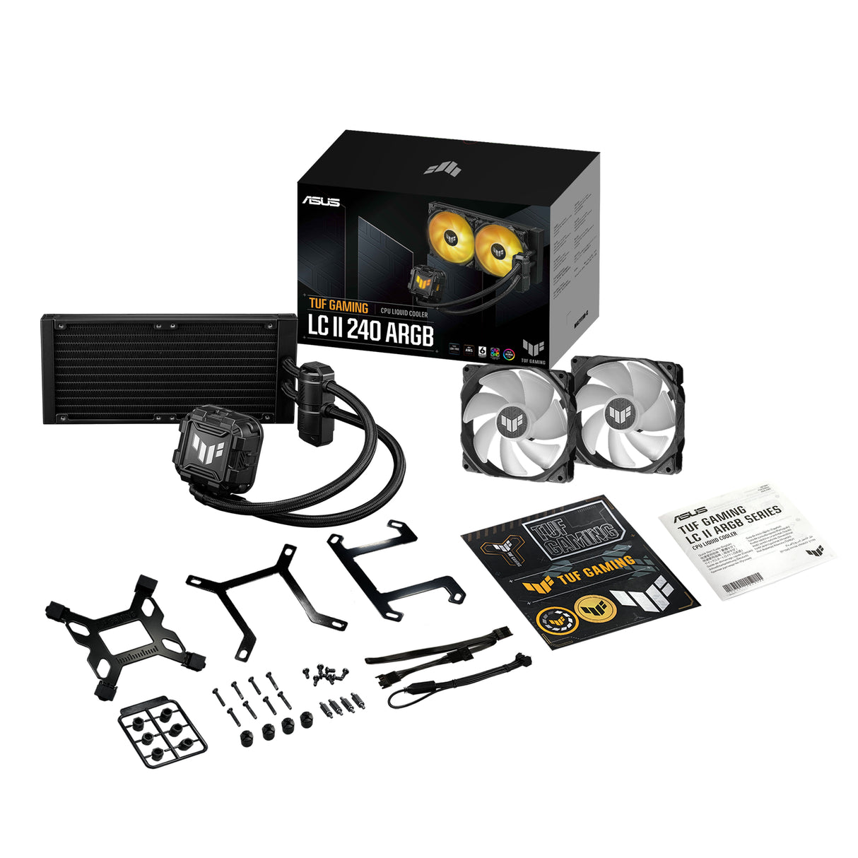 ASUS TUF GAMING LC II 240 ARGB sistemas de refrigeración para ordenadores Procesador Kit de refrigeración líquida 12 mm 800 RPM