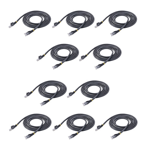 StarTech.com N6PATCH6BK10PK Cables de red 1,8 m Cat6 RoHS