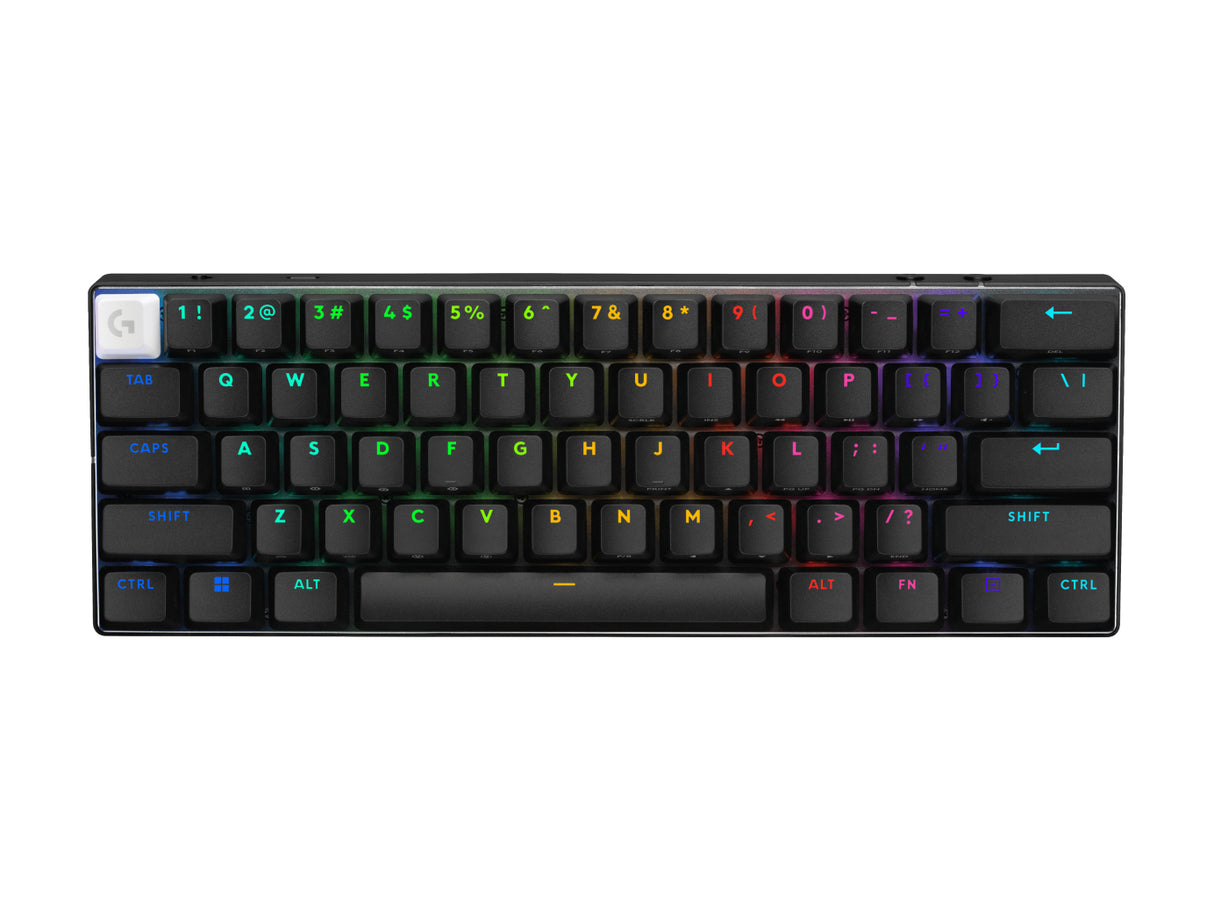 Logitech G PRO X 60, Inalámbrico y alámbrico, RF inalámbrico + bluetooth, Interruptor mecánico