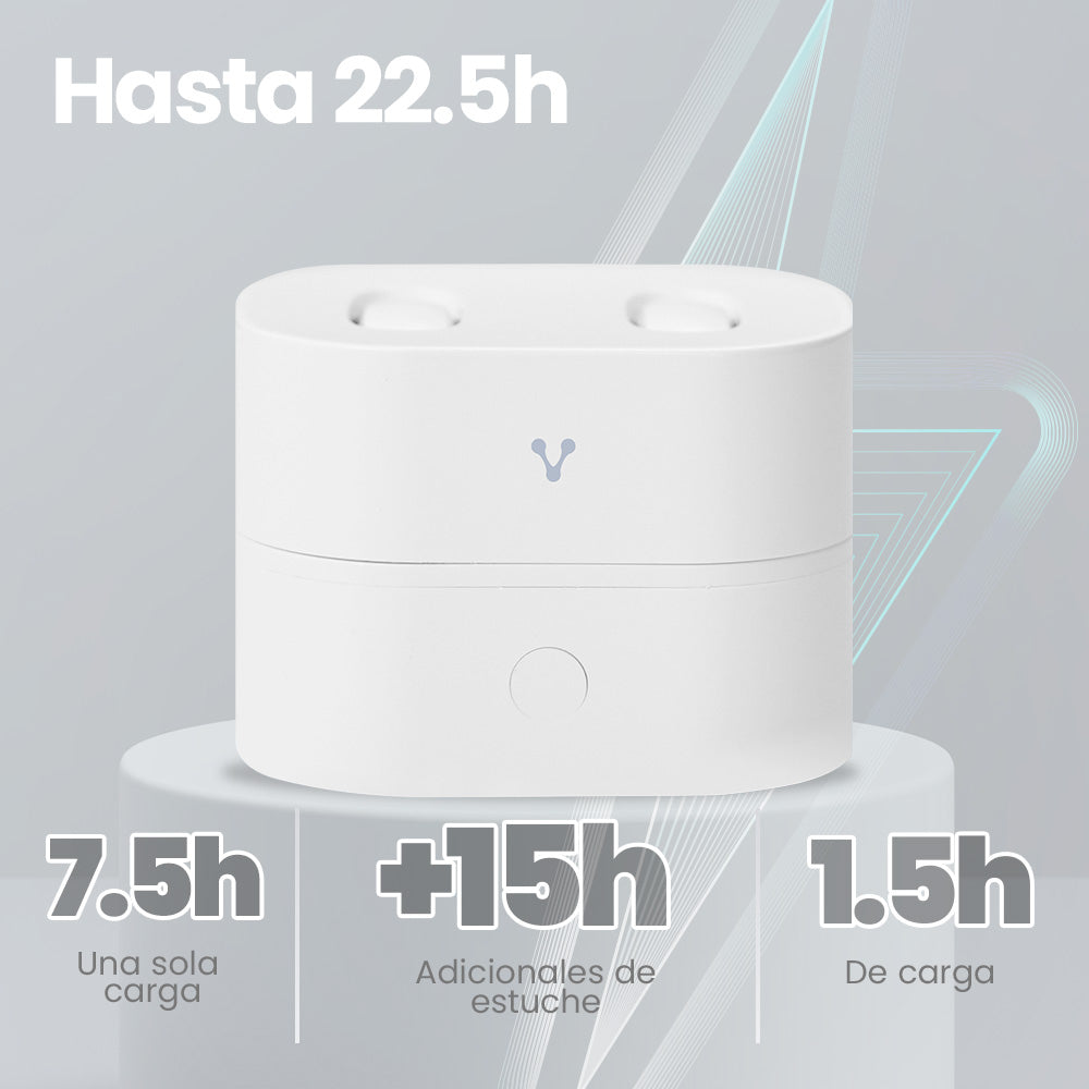 Vorago ESB-410 audífono y auriculare Auriculares Inalámbrico Intra auditivo Llamadas/Música USB Tipo C Bluetooth Blanco