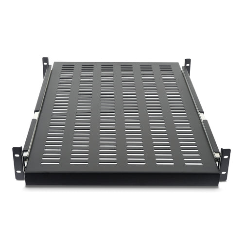 StarTech.com Estante Bandeja Deslizante Perforada Telescópica para Armario Rack de Profundidad Ajustable - 2U 22.7kg Acc