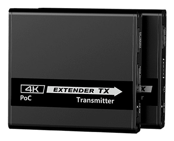 Saxxon LKV223P extensor de audio/video Transmisor y receptor AV Negro, 3840 x 2160 Pixeles, Alámbrico