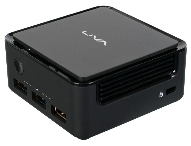 ECS LIVA Q3H Intel® Celeron® N N5100 4 GB LPDDR4-SDRAM 64 GB eMMC Windows 11 Pro Mini PC Negro