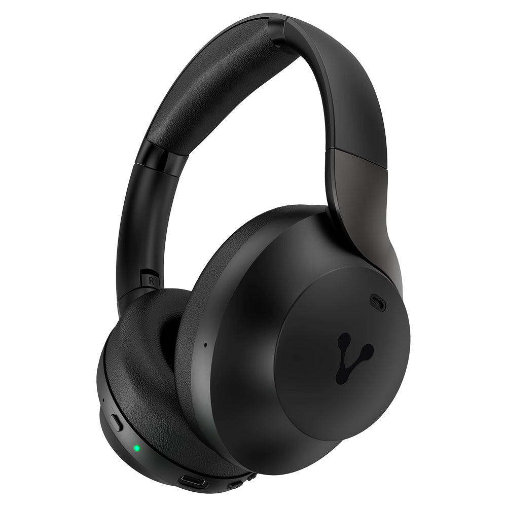 Vorago HPB-505 audífono y auriculare Auriculares Inalámbrico Diadema Llamadas/Música USB Tipo C Bluetooth Negro