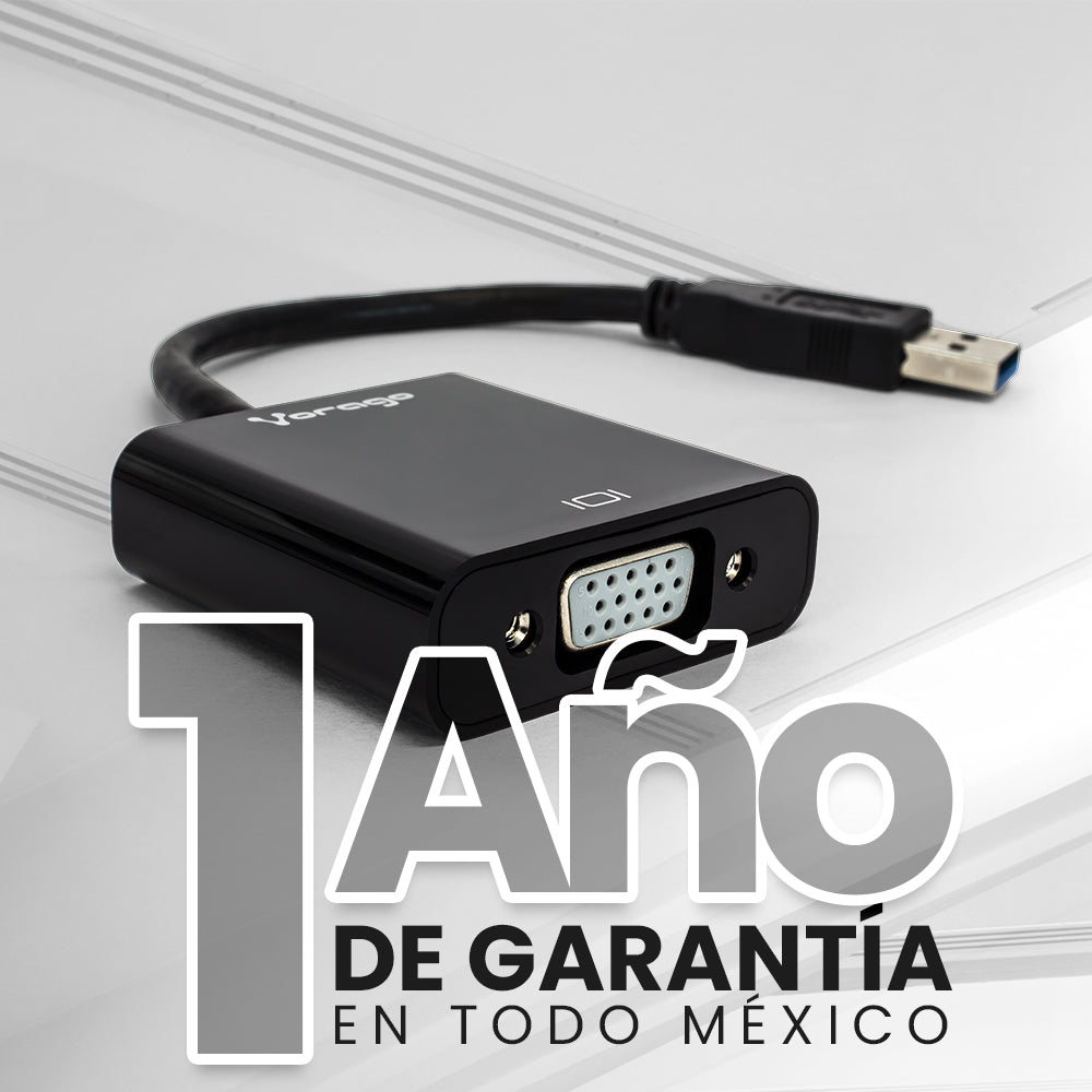 Vorago ADP- 200 cambiador de género para cable usb vga Negro