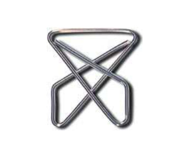 Baco CL018 sujetapapel Zinc 50 pieza(s)