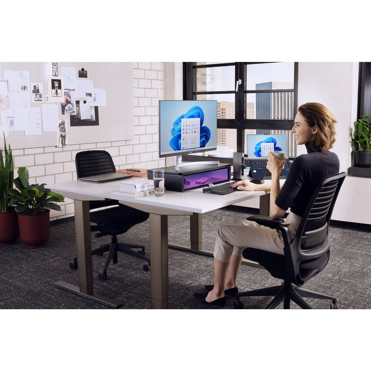 Kensington Ratón inalámbrico dual SureTrack Ratón Inalámbrico RF Wireless + Bluetooth 3 Negro