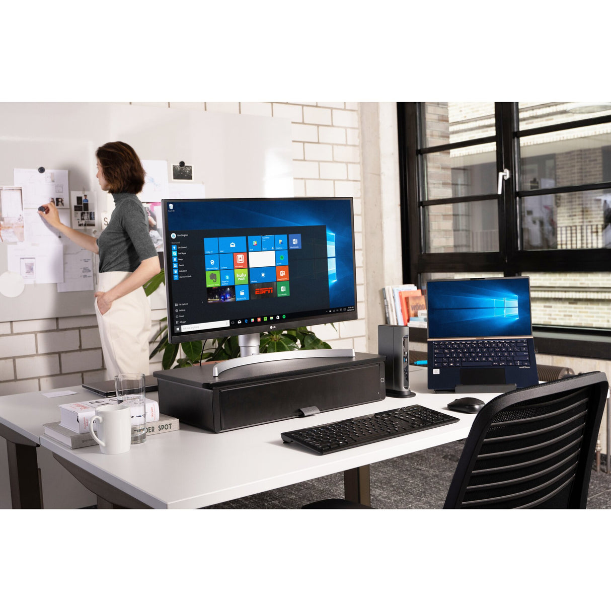Kensington Ratón inalámbrico dual SureTrack Ratón Inalámbrico RF Wireless + Bluetooth 3 Negro