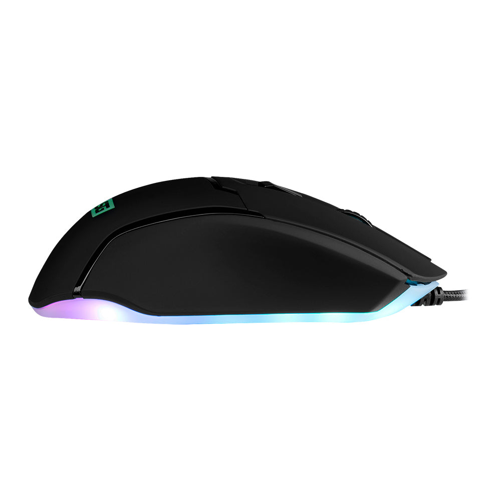 Vorago MO-504 ratón Juego Diestro USB tipo A Óptico 6400 DPI, Negro | Ratones