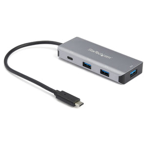 StarTech.com Hub Ladrón USB C con 3 Puertos USB A y 1 Puerto USB C - Concentrador USB Tipo C 3.2 Gen 2 - Alimentado por
