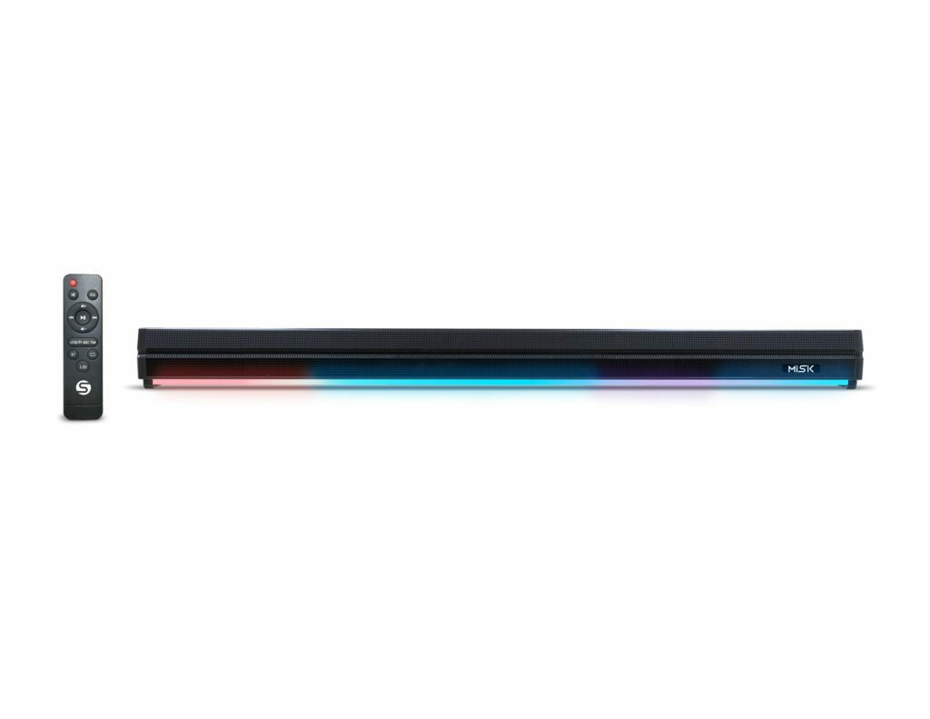 Misik MSB555 altavoz para barra de sonido Negro, 6000 W, Azul, Verde | Altavoces soundbar