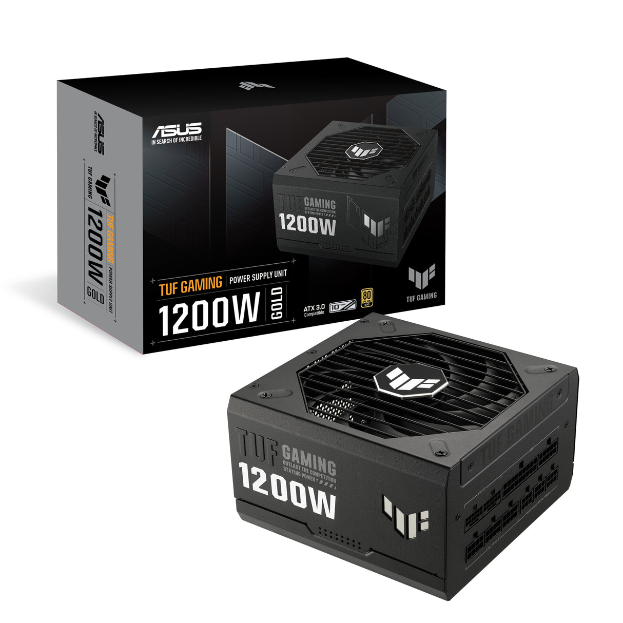 ASUS TUF-GAMING-1200G unidades de fuentes de alimentación 1200 W 100 - 240 V Activo 130 W