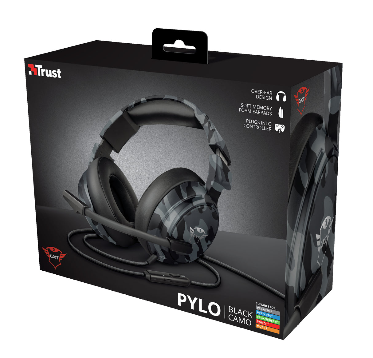 Trust GXT 433 Pylo Auriculares Auriculares Diadema Juego Binaural