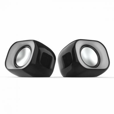 HP DHS-2111S juego de altavoz 11 W Negro 2.1 canales De 1 vía 6 W, Plástico