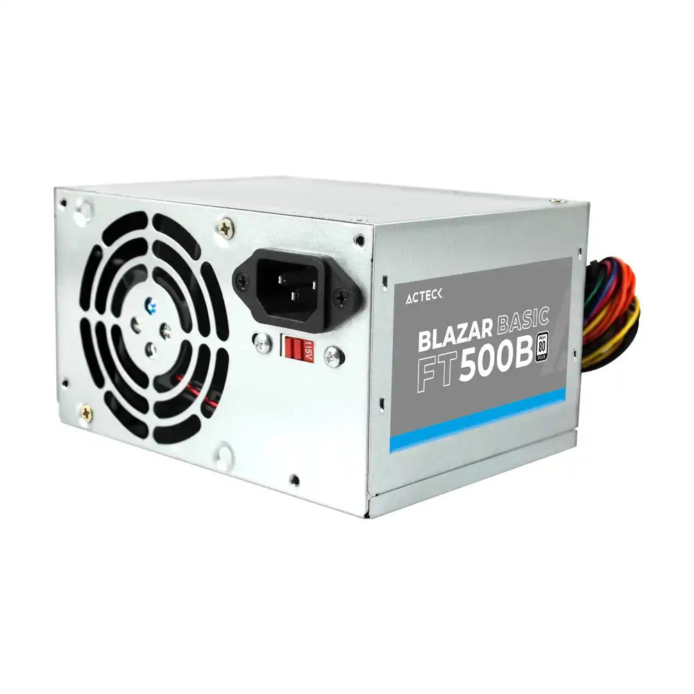 Acteck Fuente De Poder Blazar Basic FT600B 500W, ATX, 80 Plus Bronze