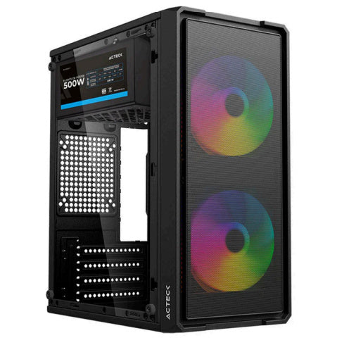 AC-943772 - Acteck GABINETE MINI TORRE DOOM ULTRA MESH GI750M / MAX MB M-ATX AC-943772