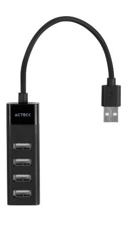 ACTECK Hub USB AC-934671, 4 Puertos USB 3.0, Compatible con Windows y Mac