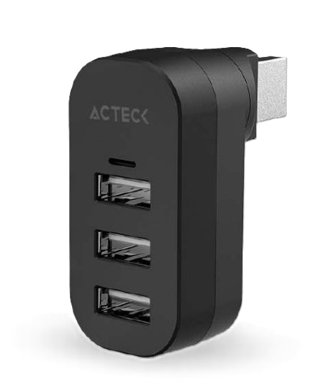 Acteck HUB USB AC-937078, 4 Puertos, Compatible con USB 3.0, Plug and Play
