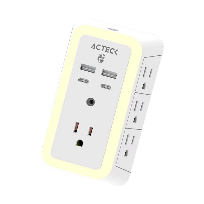 Cargador de Pared ACTECK Carga Rápida 2.4A AC-936484 USB Blanco