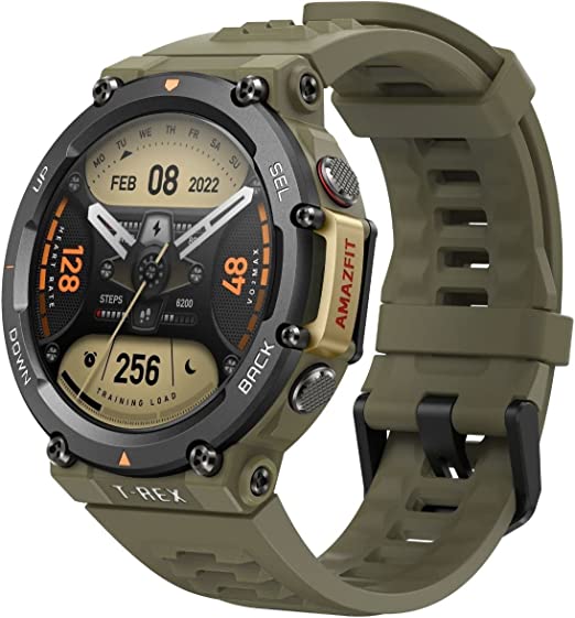 Amazfit Smartwatch T-REX 2, Resistencia 10 ATM, GPS, Bluetooth 5.0