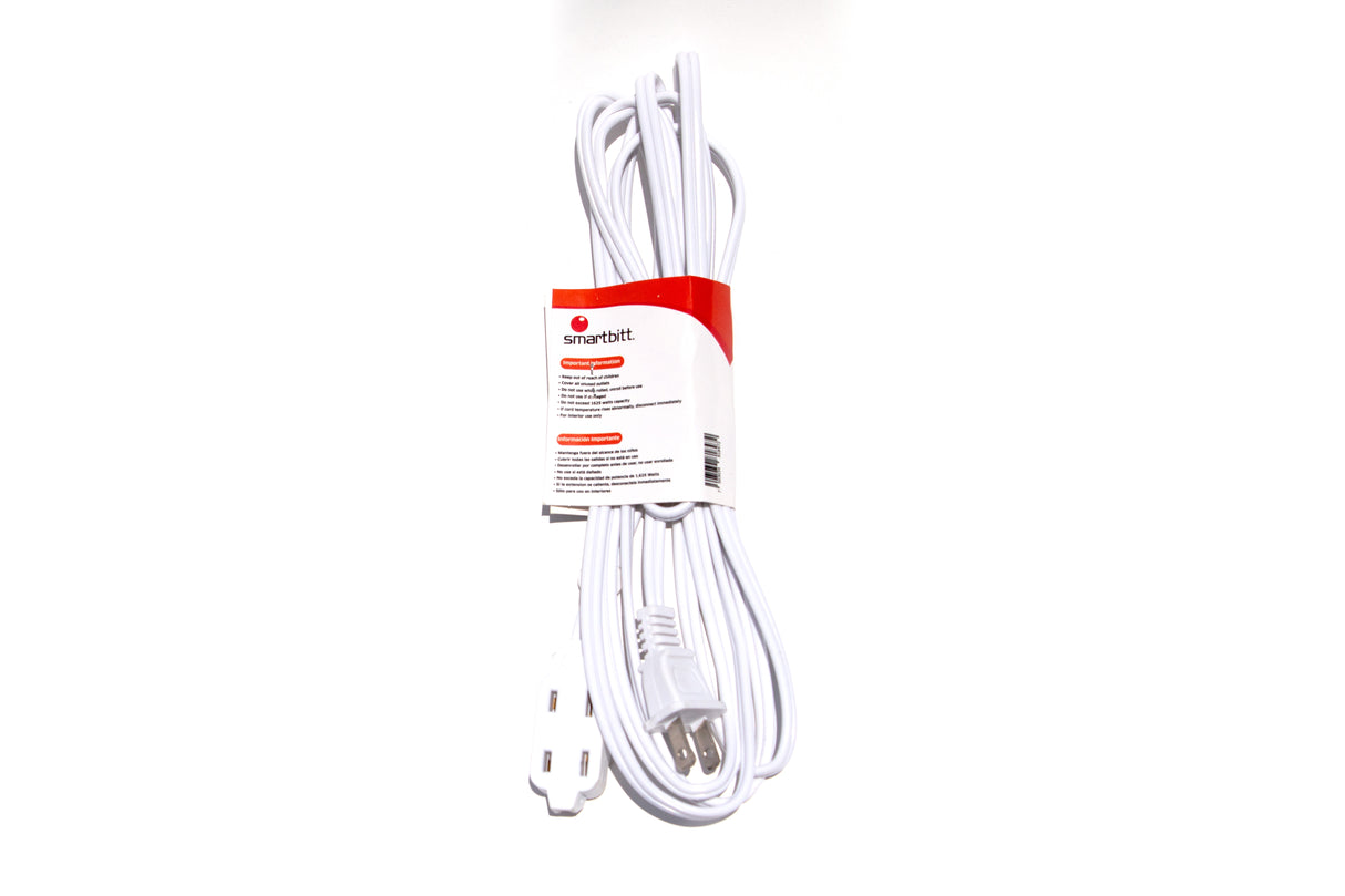 Extensión Domestica SMARTBITT SBEC-DOM03M, 3m, 3 Tomas AC, Blanca