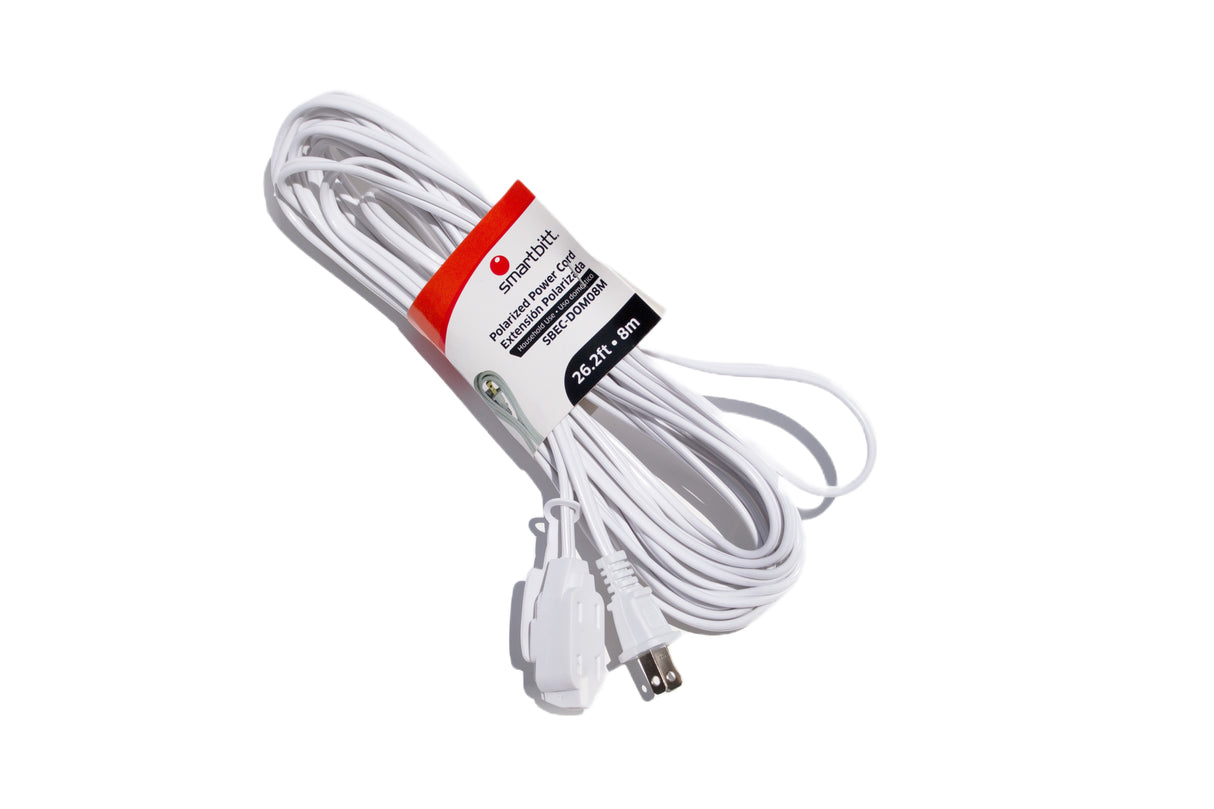 Extensión Doméstica SMARTBITT SBEC-DOM08M, 8 m, 3 salidas, Blanca