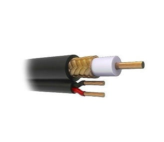 Cable Siames WAM RG59UL-305B RG59 + Alimentación 305 Metros para CCTV