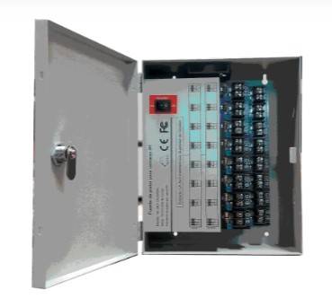 SAXXON PSU1220D16H Fuente de Poder 11-15V, 20A, 16 Cámaras 4K, Protección Sobrecargas