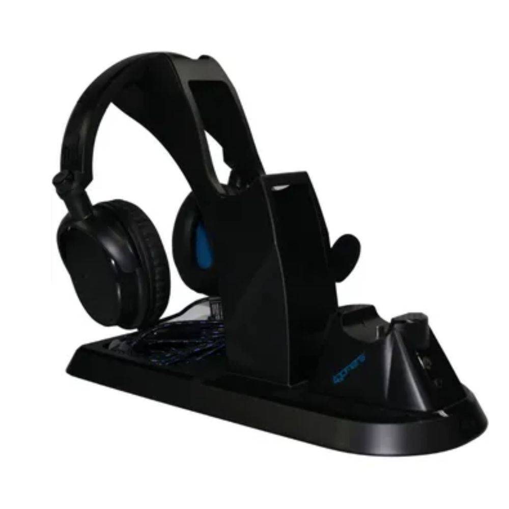 Diadema 4Gamers UGS-V1-BLK-4G con Sonido Envolvente 7.1, Micrófono Desmontable y Cable de 2 Metros