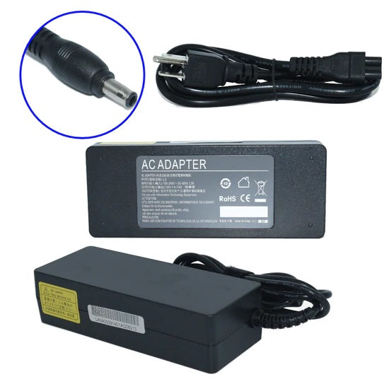 Cargador para Laptop GENERICO AC-Samsung, 90W, 19V, 4.74A, Negro
