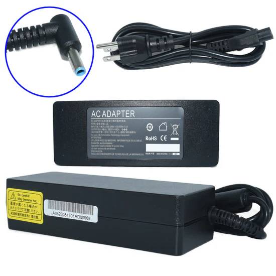Generico Adaptador de Corriente Laptop AC-HP-AZUL 90W 19.5V 4.62A, Conexión Universal