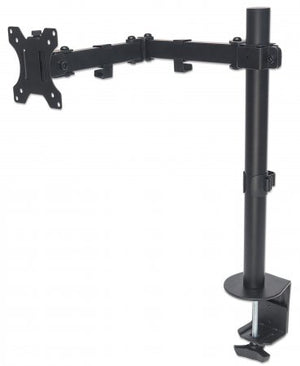 Manhattan Soporte de sobremesa para TV/monitores (Articulado), para pantallas de 13" a 27", fijación