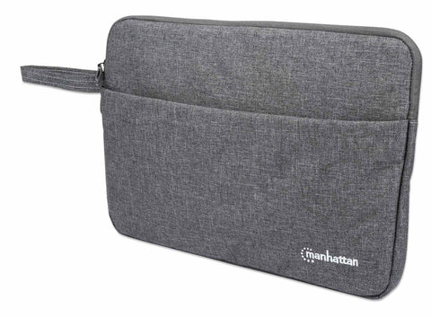 Manhattan Funda para portátil Seattle 14,5", gris, acolchada, interior extra suave, compartimento pr