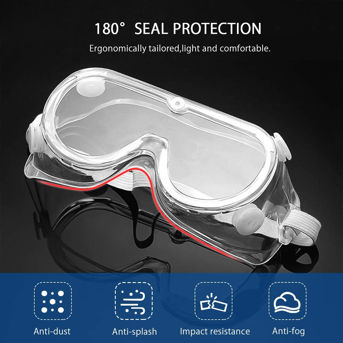 KSA Goggles GKSA01-B, Producto Empresarial, Conexión WiFi, Diseño Ergonómico