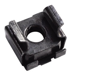 Caja de 50 Tuercas Enjauladas LACES LA100TE1224X50, M12, Fosfatadas, Negras