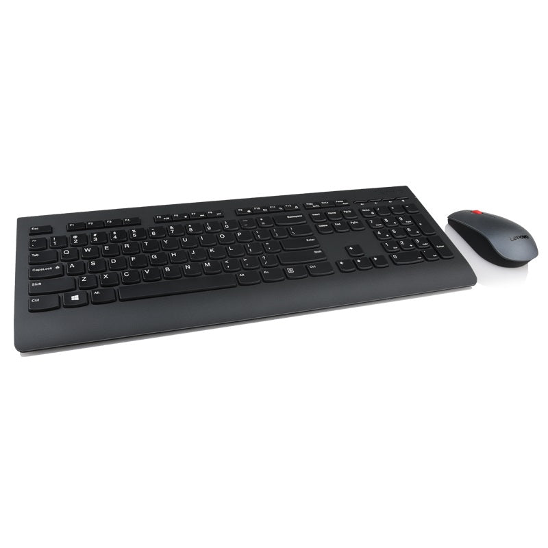 Lenovo Kit Teclado y Mouse Inalámbrico 1600 DPI, Conexión USB