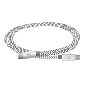Perfect Choice PC-101697 cable USB USB 2.0 1 m USB C Blanco, Gris