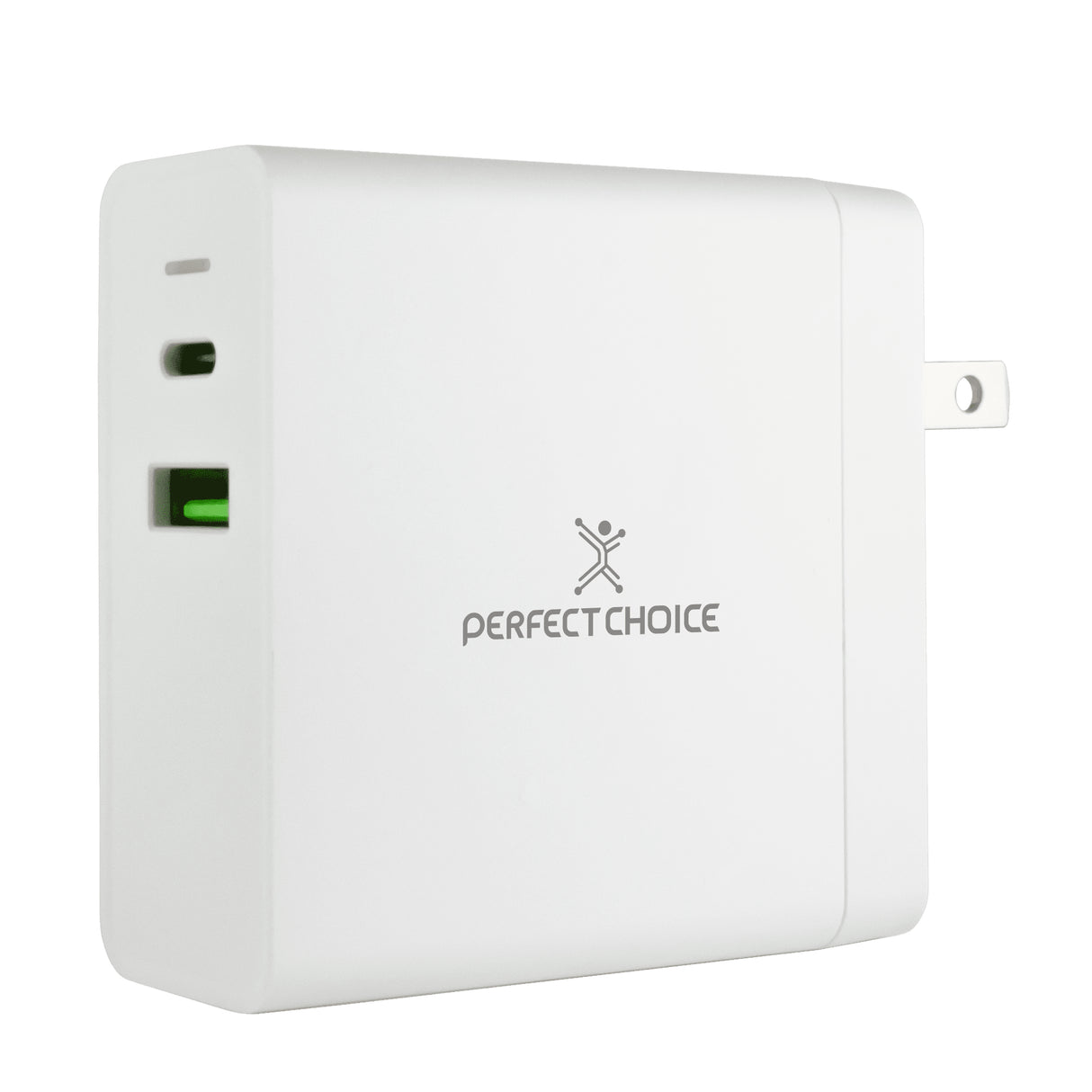 Cargador de Pared USB PERFECT CHOICE PC-240396 Blanco
