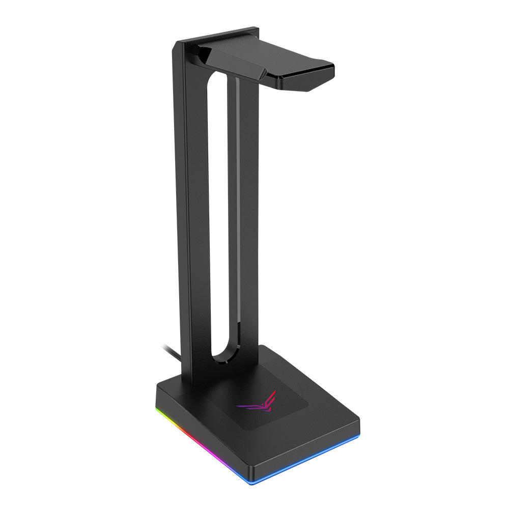 NA-0952 - Base para audífonos Naceb iluminación rgb 2 USB 1 3.5mm molex