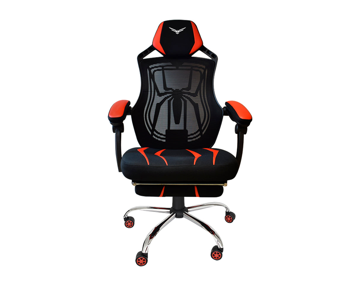 Naceb Gaming Silla Gaming NA-0928, Soporte 150 kg, Ajustable 360°, Base Estable